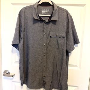 Avalanche Outdoor Supply Co Men's XL Blue Short Sleeve Button Up Down Shirt